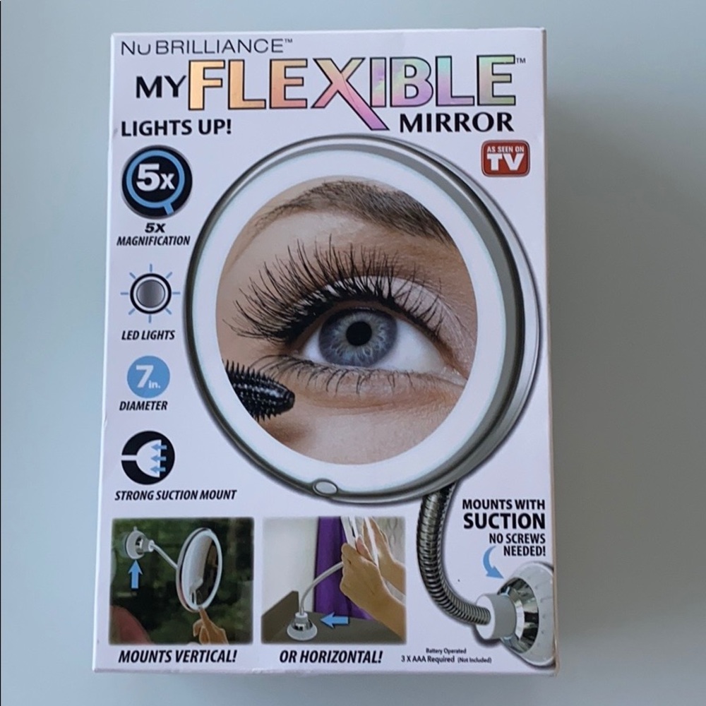 Flexible Make-up or Shaving Mirror